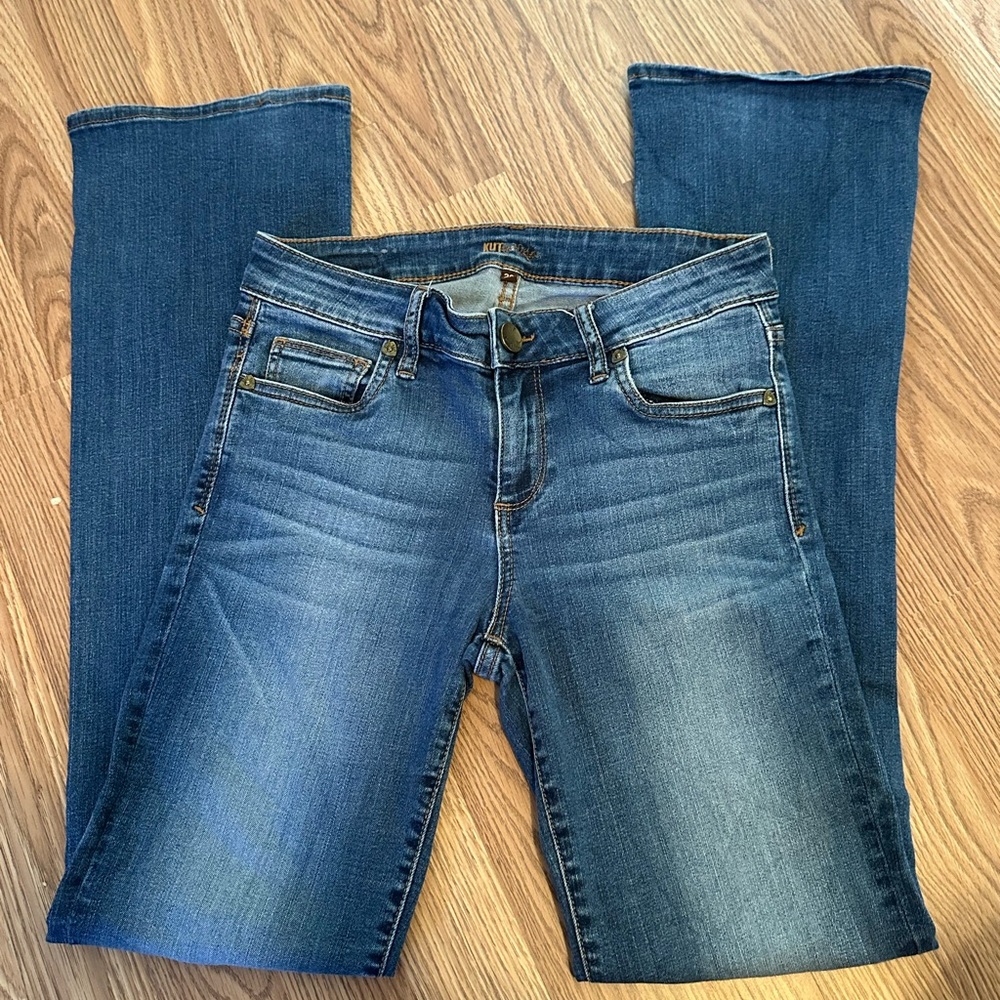 Kut from the Kloth Dark Blue Straight Leg Jeans